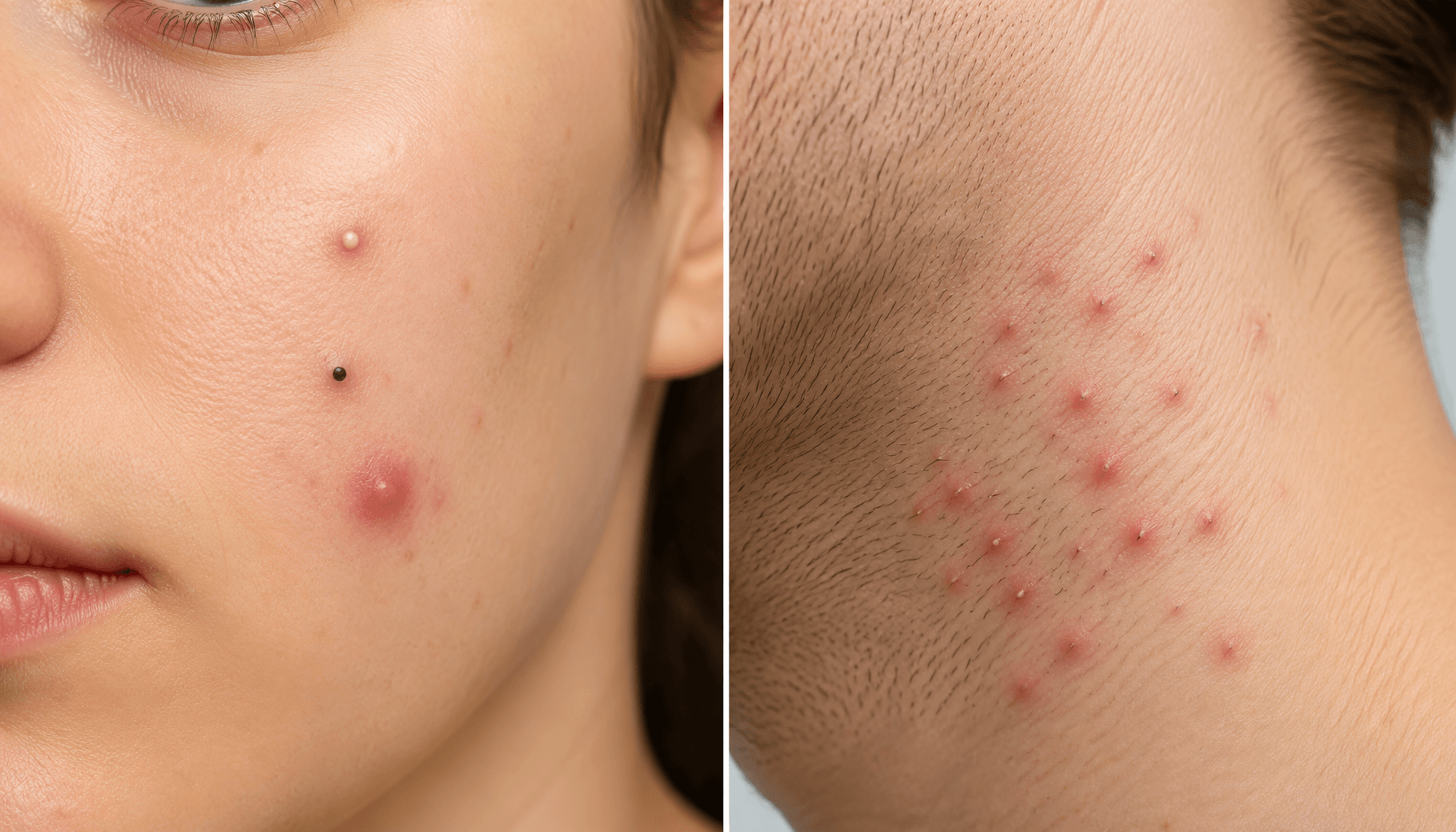 جوش صورت یا فولیکولیت؟ تفاوتهای مهم و خطر خوددرمانی اشتباه