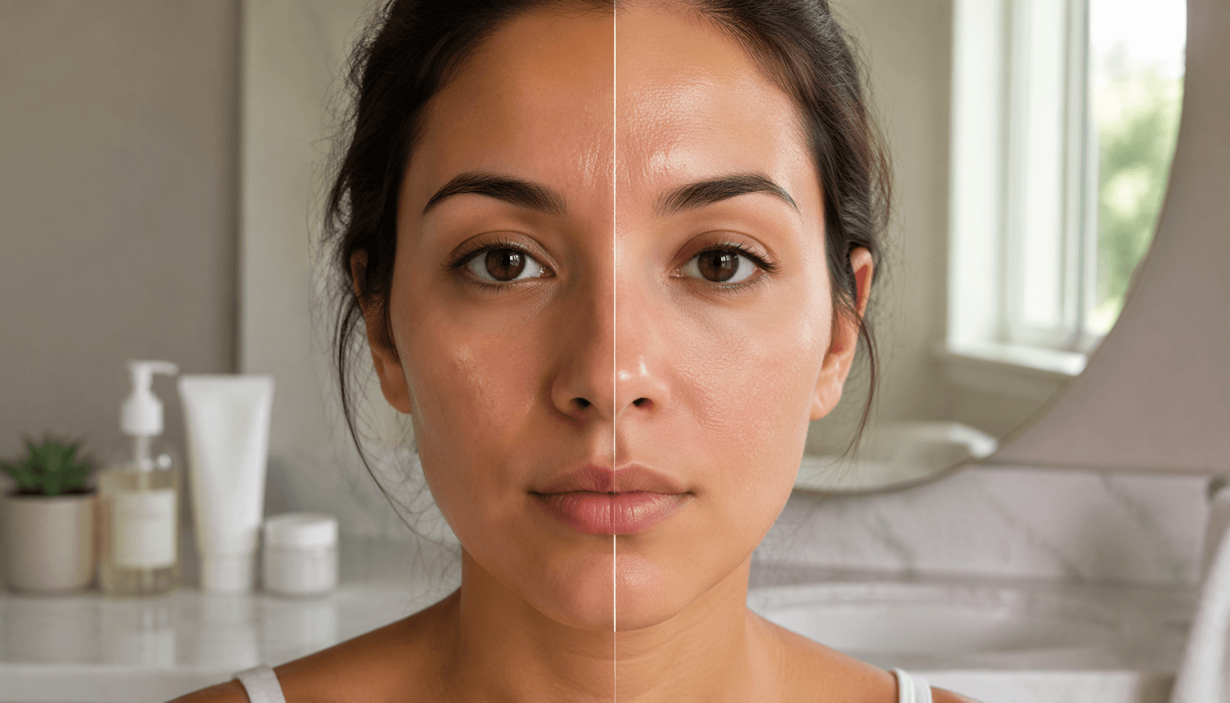 روتین پوستی مناسب پوست مختلط؛ مراقبت از ناحیه چرب و خشک صورت