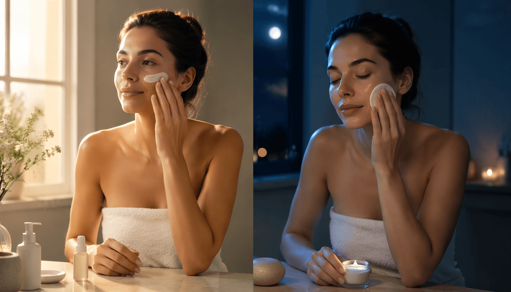 روتین مراقبت از پوست در صبح و شب؛ چه تفاوتی دارند؟